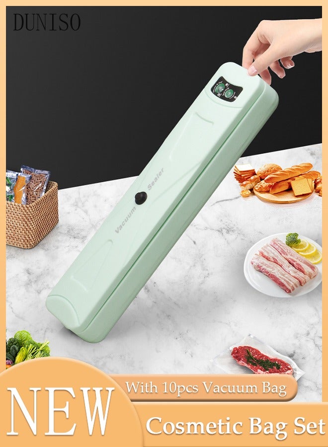 DUNISO Vacuum Sealer Machine Automatic Heat Sealer For Meal Snacks Rechargeable Plastic Bag Resealer Vacuum Bag Sealing Machine Portable Keep Food Chips Cookies Fresh - Image 1