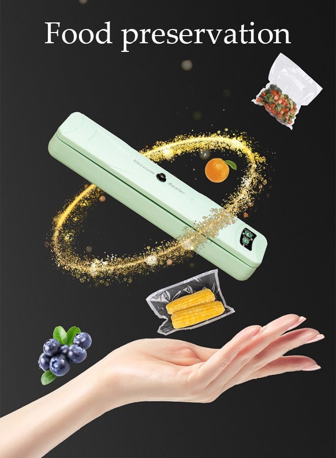DUNISO Vacuum Sealer Machine Automatic Heat Sealer For Meal Snacks Rechargeable Plastic Bag Resealer Vacuum Bag Sealing Machine Portable Keep Food Chips Cookies Fresh - Image 2