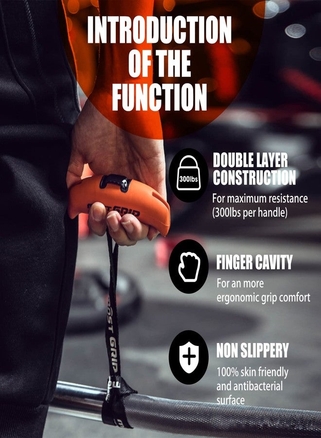 MOST GRIP Neutral Grip Pull Up Handles for Home Gym Workout, Ergonomic Pull Up Grips with Non-Slip for Pull Up Bar and T-bar Row - Image 4