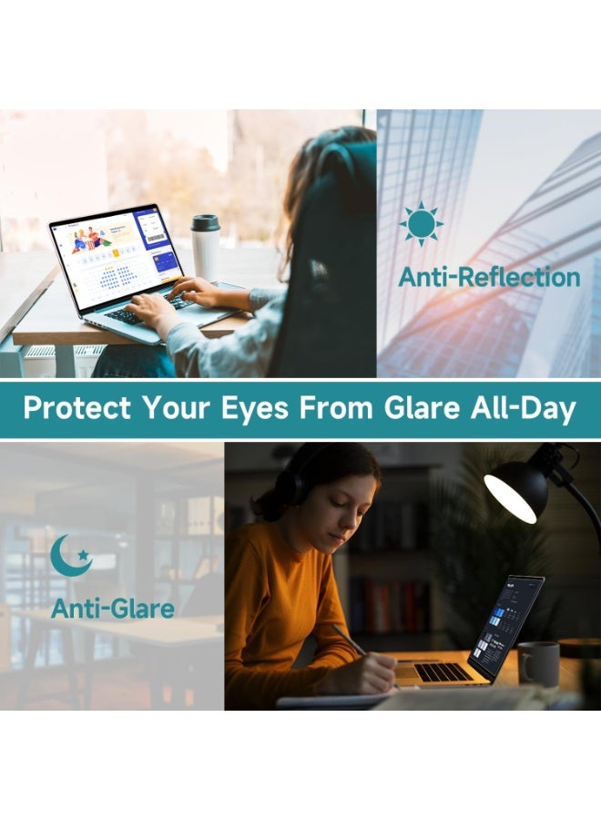 13.3 Inch Anti Blue Light Screen Protector, Reduce Eye Strain Matte Anti Glare Computer Screen Cover, Blue Light Blocking Screen Protector for HP/Lenovo/Dell/Acer/Asus/Samsung/Envy/Huawei/Honor/Xiaomi/Redmi  13.3’’ with 16:9 Aspect Ratio - Image 4
