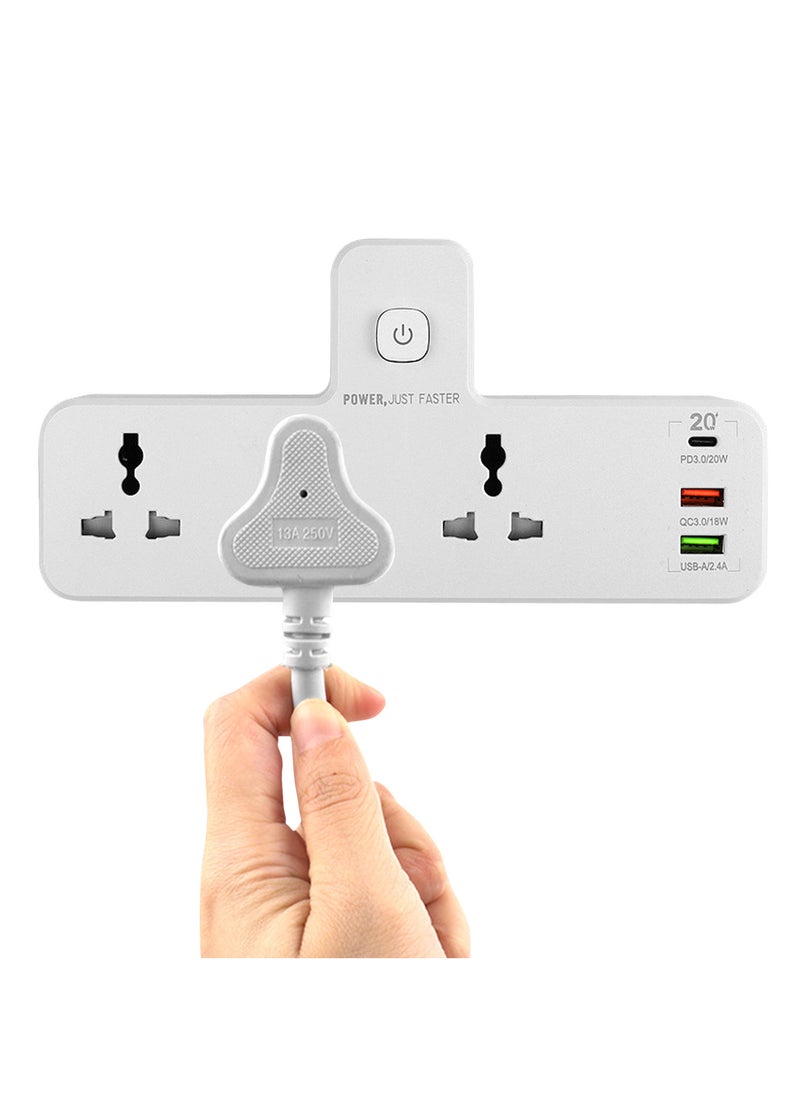 Generic - Universal Socket Multi Hole Wireless Converter British Plugs - Image 1