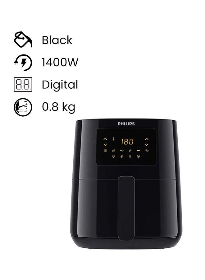 Philips Digital Essential Airfryer With 7 Presets 4.1 L 1400 W HD9252 Black - Image 1