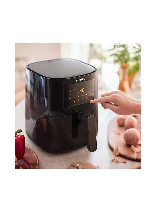 Philips Digital Essential Airfryer With 7 Presets 4.1 L 1400 W HD9252 Black - Image 4
