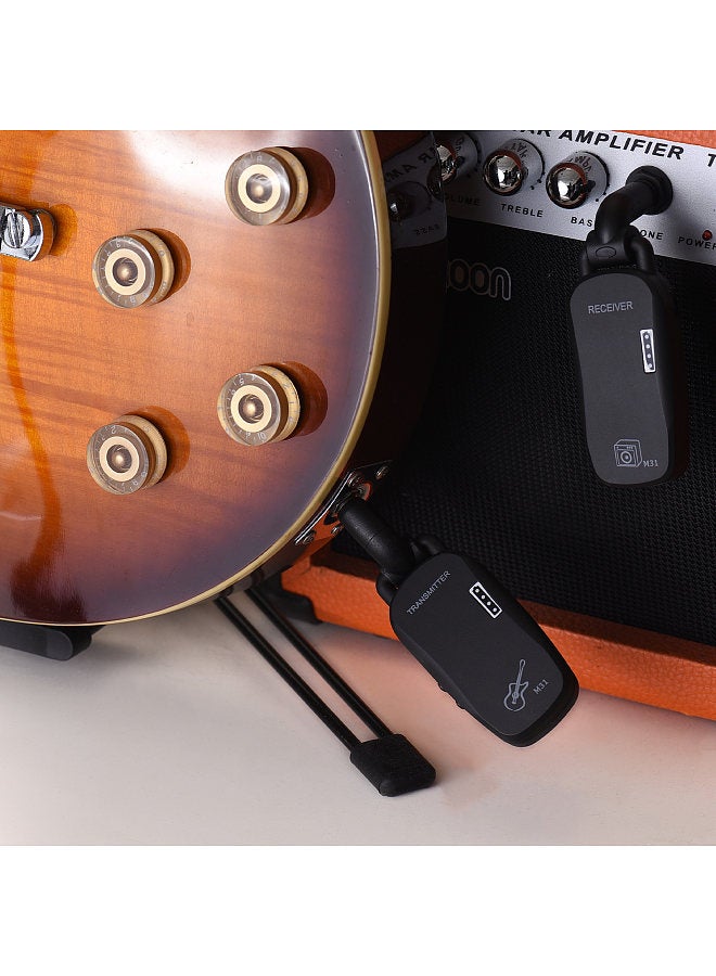 2.4G Wireless System Professional Wireless Guitar Bass Transmitter Receiver System Rechargeable Portable Audio TX & RX - Image 4