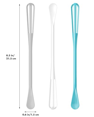 OYV Scandinavian Modern Colors Mini Whisk Set, 8.5 in Mini Whisks for Cooking, 3 Pieces Small Wisk For Whisking, Beating, Blending Ingredients, Mixing Sauces, BPA Free Tiny Whisk - Image 2