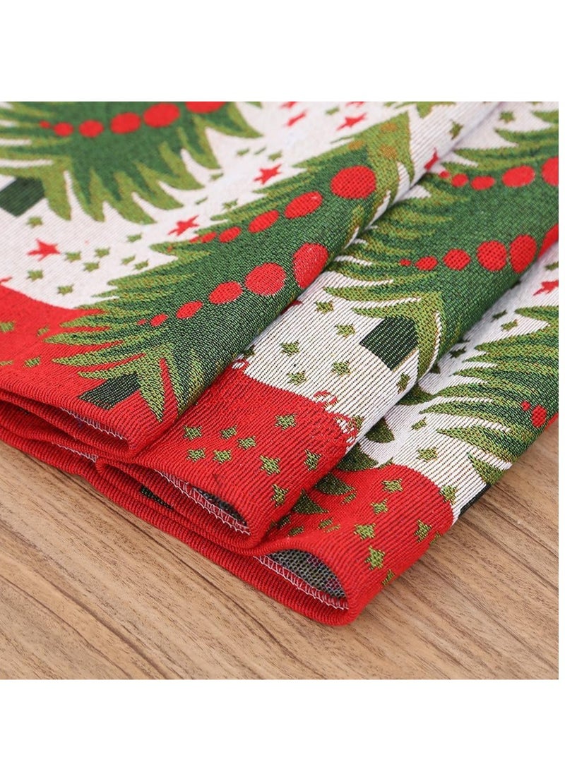 Vparty Christmas Table Runner – 71" x 14" Xmas Table Linens for Holiday Dinner, Parties, and Seasonal Decor – Durable and Elegant Christmas Tablecloth for Family Gatherings, Christmas Dinner, and Holiday Parties – Perfect for Dining Room and Festive Table Settings  - Image 5