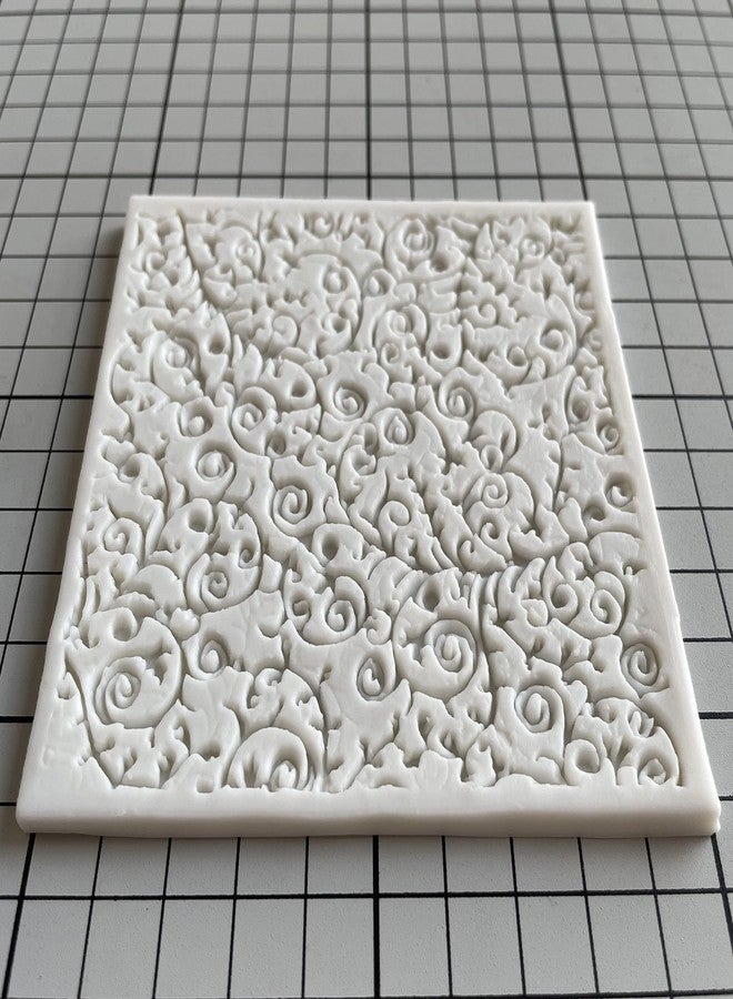Anyana square sugar edible vine lace mold cake silicone Embossing Mat Textured fondant impression lace mat decorating mold gum paste cupcake topper tool icing candy imprint baking pastry sugarcraft - Image 5