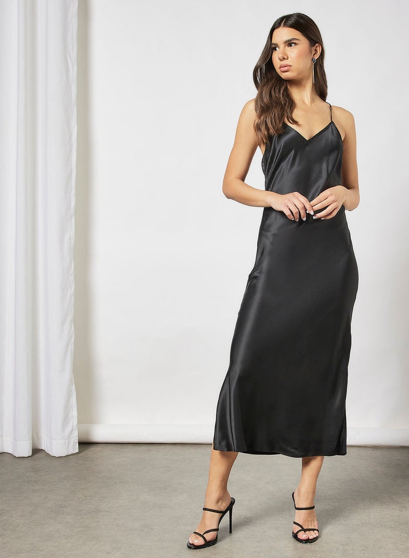 CALVIN KLEIN Pure Silk Maxi Slip Dress - Image 1
