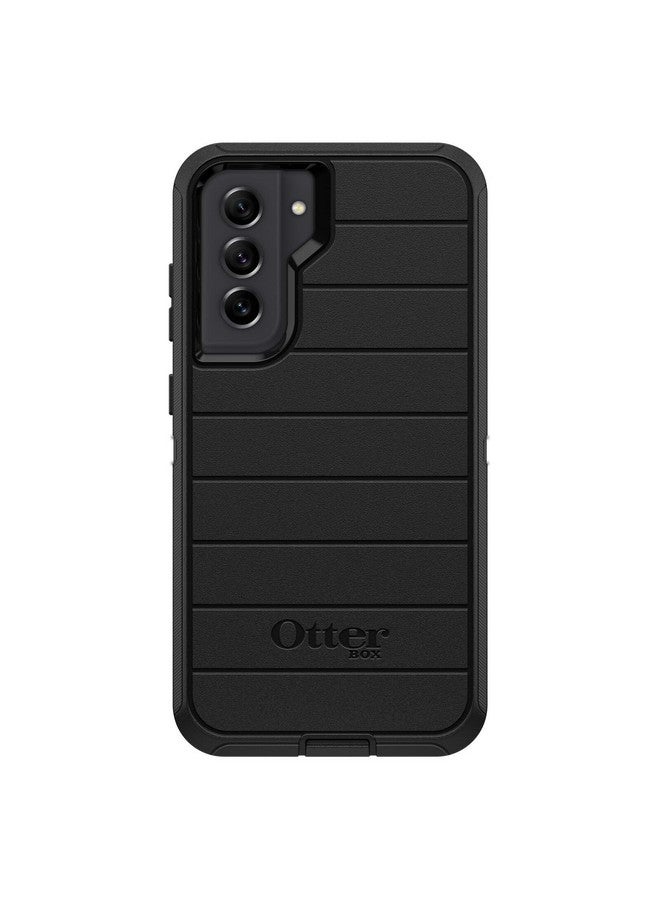 أوتربوكس جراب OtterBox Defender Series لهاتف Samsung Galaxy S21 FE 5G (فقط) - مشبك جراب متضمن - حماية من الميكروبات - عبوة غير مخصصة للبيع بالتجزئة - أسود  - Image 3