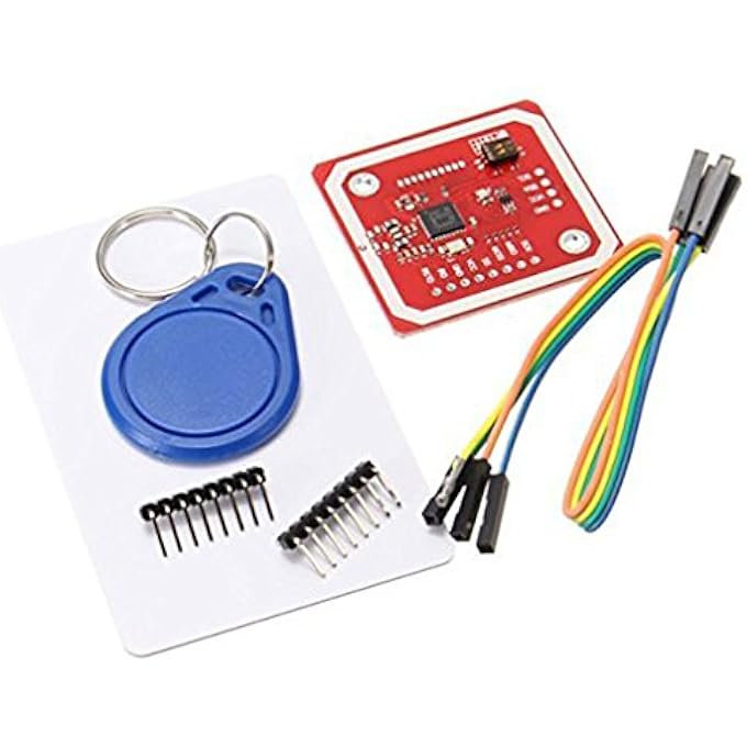 rayihni PN532 NFC NXP RFID MODULE V3 KIT NEAR FIELD COMMUNICATION READER MODULE KIT I2C SPI HSU WITH S50 WHITE CARD KEY CARD FOR ARDUINO RASPBERRY PI DIY SMART PHONE ANDROID PHONE - Image 1