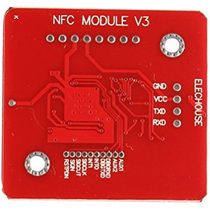 rayihni PN532 NFC NXP RFID MODULE V3 KIT NEAR FIELD COMMUNICATION READER MODULE KIT I2C SPI HSU WITH S50 WHITE CARD KEY CARD FOR ARDUINO RASPBERRY PI DIY SMART PHONE ANDROID PHONE - Image 3