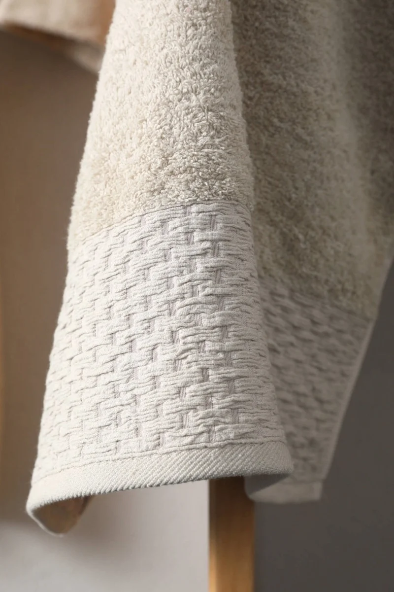 فافورا Tuwa Unisex Cotton L Size Single Bathrobe Set - Beige