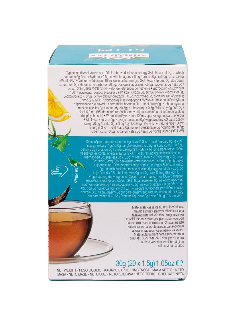 Ahmad Tea Slim Alu Tea Bags 20 Teabags (30g)  - Image 3
