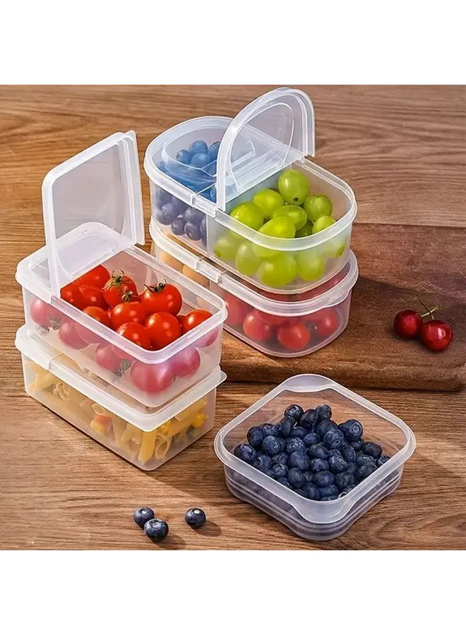 Double Cover Airtight Stackable Food Storage Container With Flip Top Lid - Image 3