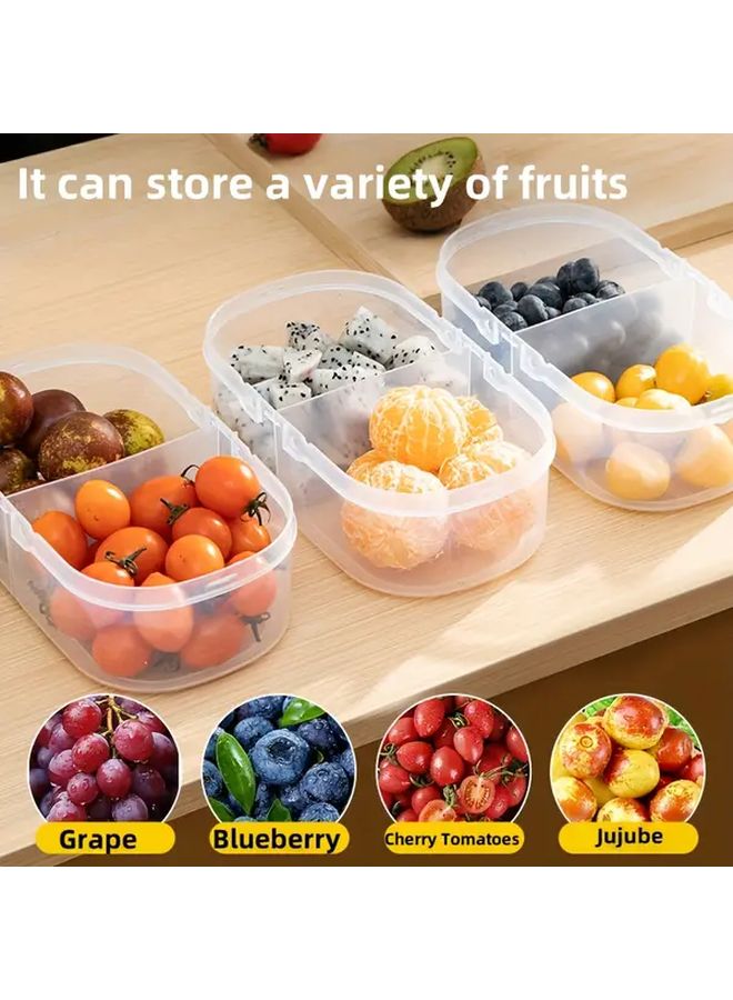 Double Cover Airtight Stackable Food Storage Container With Flip Top Lid - Image 1