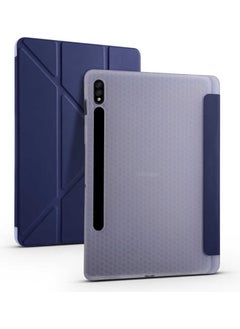 Nezih Case Samsung Galaxy T737 / T736 / T730 Compatible Origami Pencil Case Pu Leather Back Soft Silicone Case 