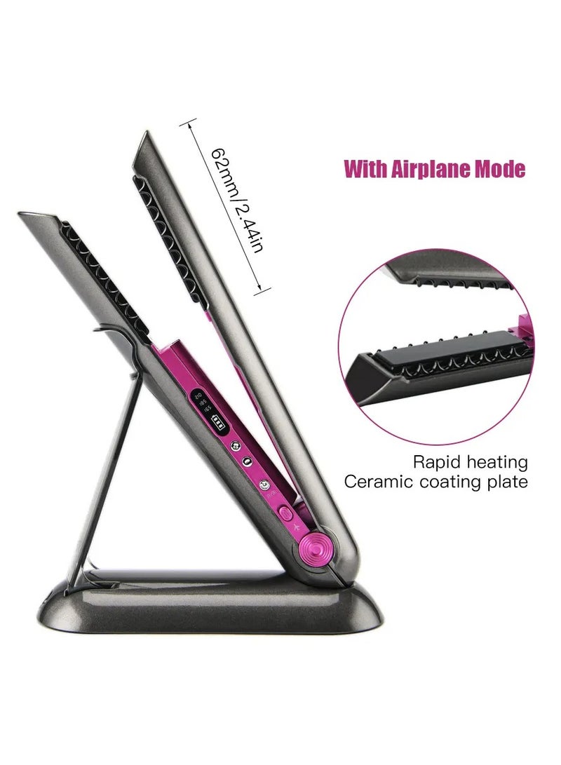 Denx Cordless Hair Straightener designed for ultimate convenience and performance, this wireless flat iron offers the freedom to style anytime, anywhere. - Image 4