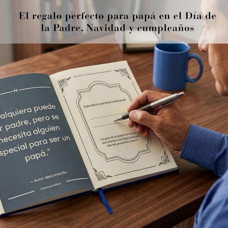 XKFCFC Papá, Quiero Conocer tu Historia De Vida (Tapa dura): Regalos sentimentales para hombres – Perfectos para cumpleaños, Día de Acción de Gracias, Día del Padre y Navidad - Image 5