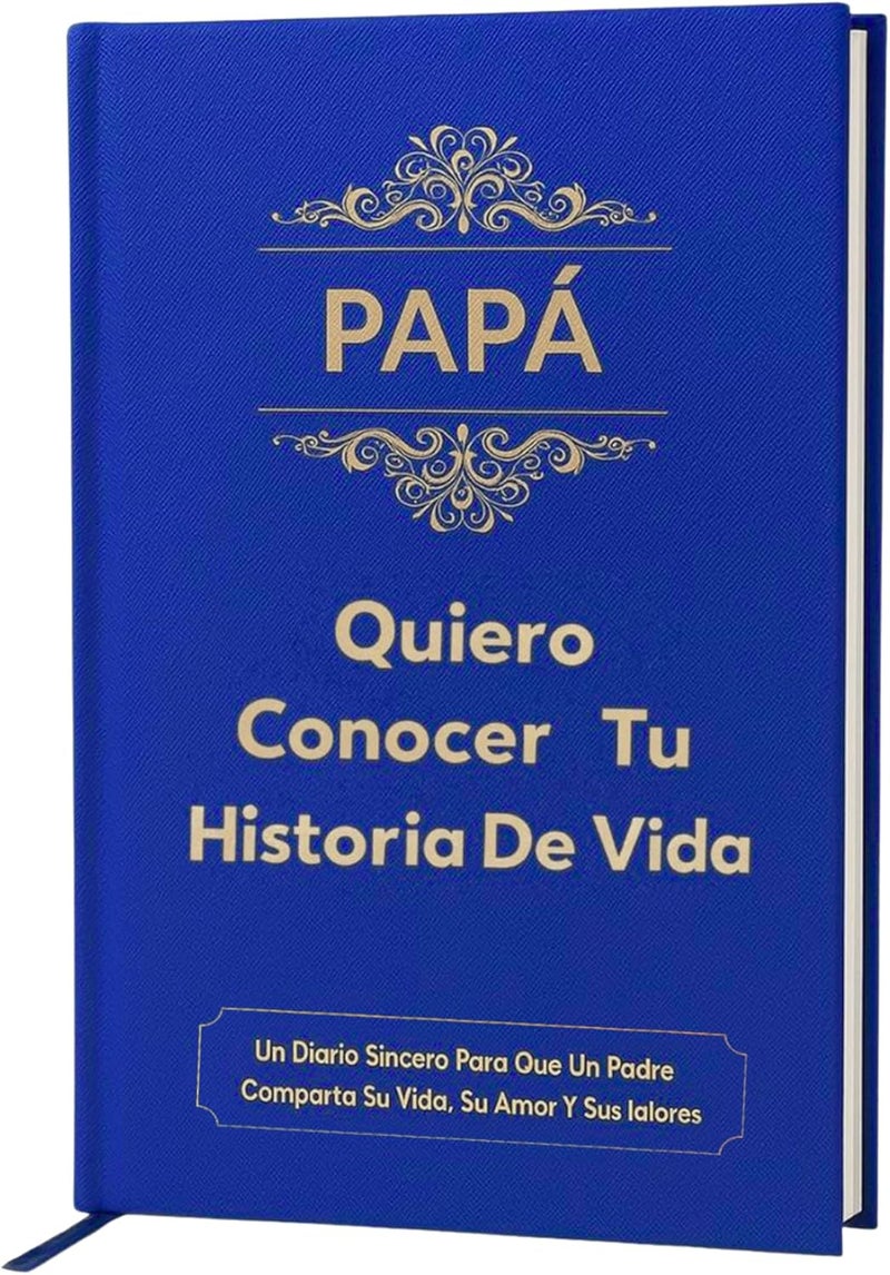 XKFCFC Papá, Quiero Conocer tu Historia De Vida (Tapa dura): Regalos sentimentales para hombres – Perfectos para cumpleaños, Día de Acción de Gracias, Día del Padre y Navidad - Image 1