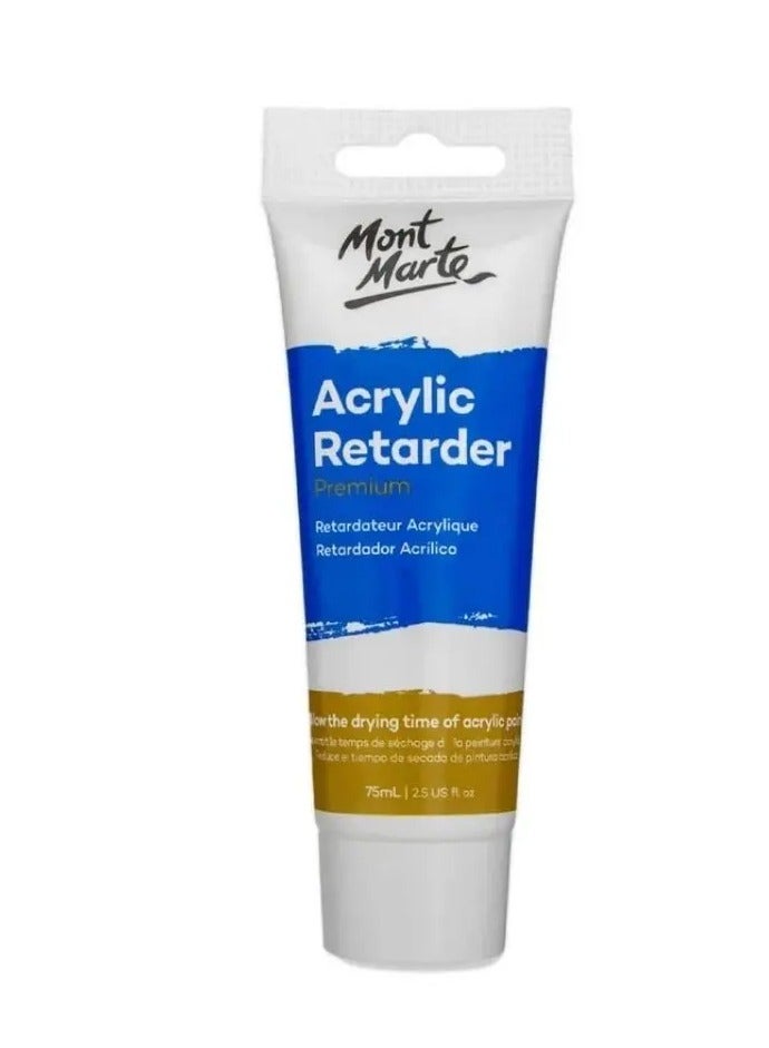 Mont Marte Premium Acrylic Retarder 75ml Content For Slowing Drying Time Of Paints - Image 1