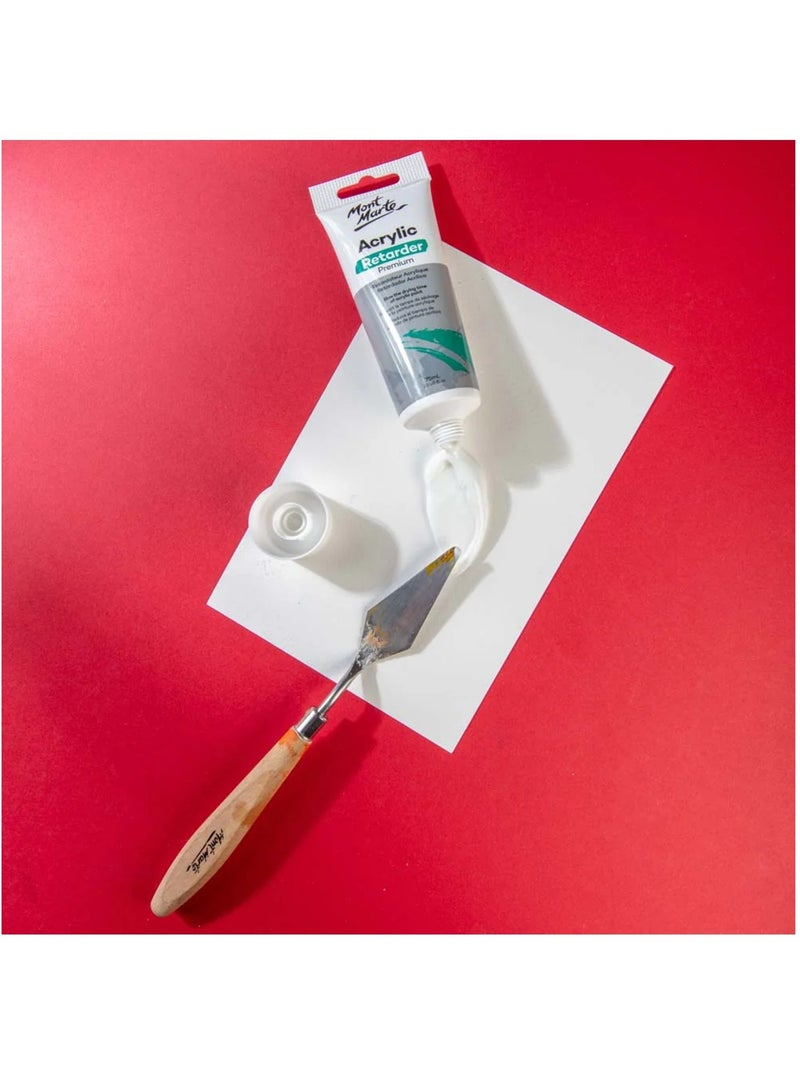 Mont Marte Premium Acrylic Retarder 75ml Content For Slowing Drying Time Of Paints - Image 3