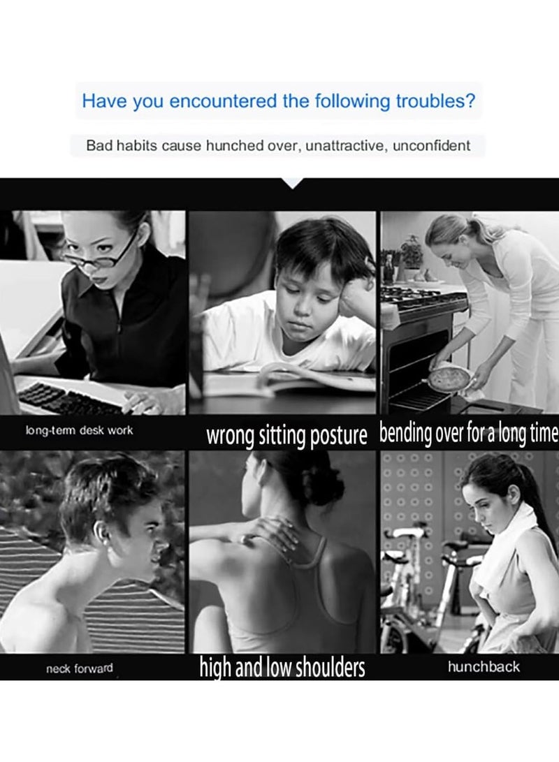 Adjustable Posture Corrector Brace, Back Straightener for Middle and Upper Spine Support, Shoulder Posture Brace for Women and Men - Image 5