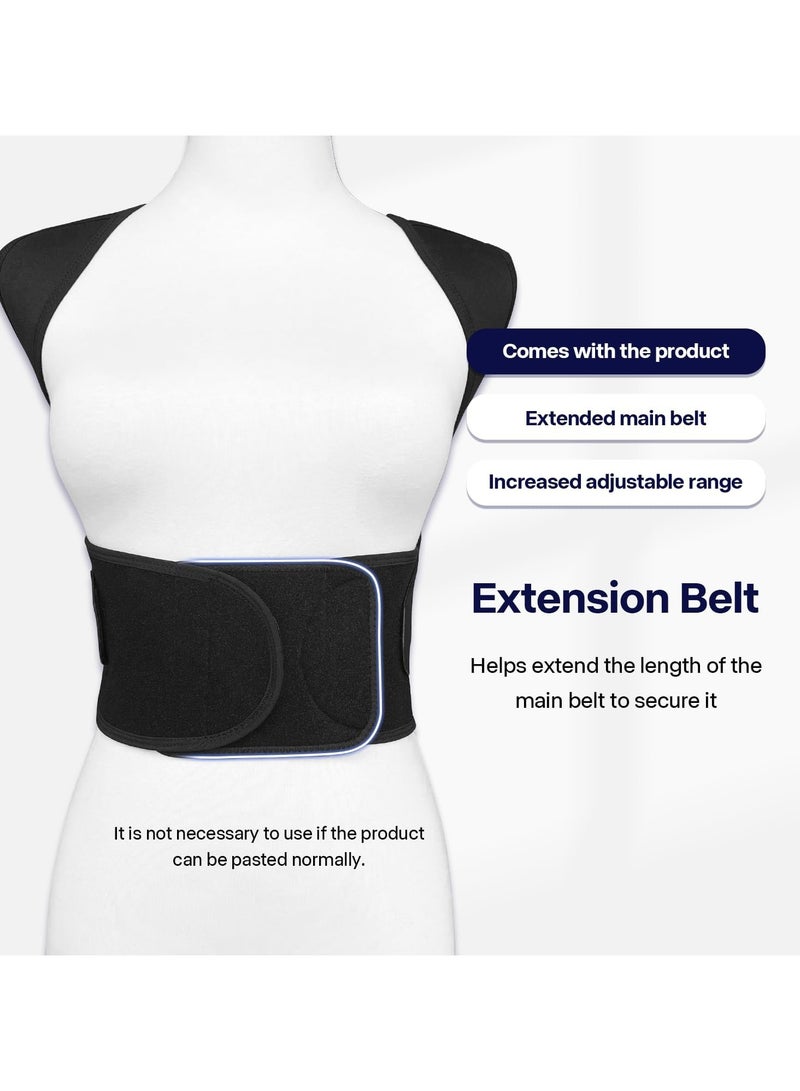 Adjustable Posture Corrector Brace, Back Straightener for Middle and Upper Spine Support, Shoulder Posture Brace for Women and Men - Image 4