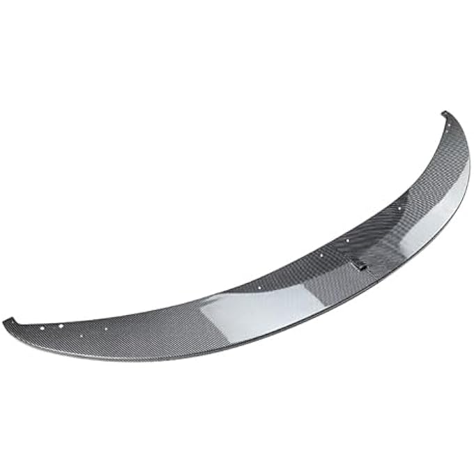 FINMOKAL Carbon Fiber Look Front Bumper Spoiler Lip Compatible with BMW 3 Series E90 E92 E93 M3 2006-2012 2013 - Image 1