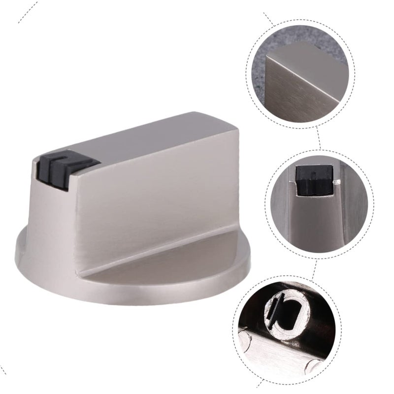 4 Pcs Replacement Metal Stove Knobs Ergonomic Design Easy Install For Gas Stoves - Image 5