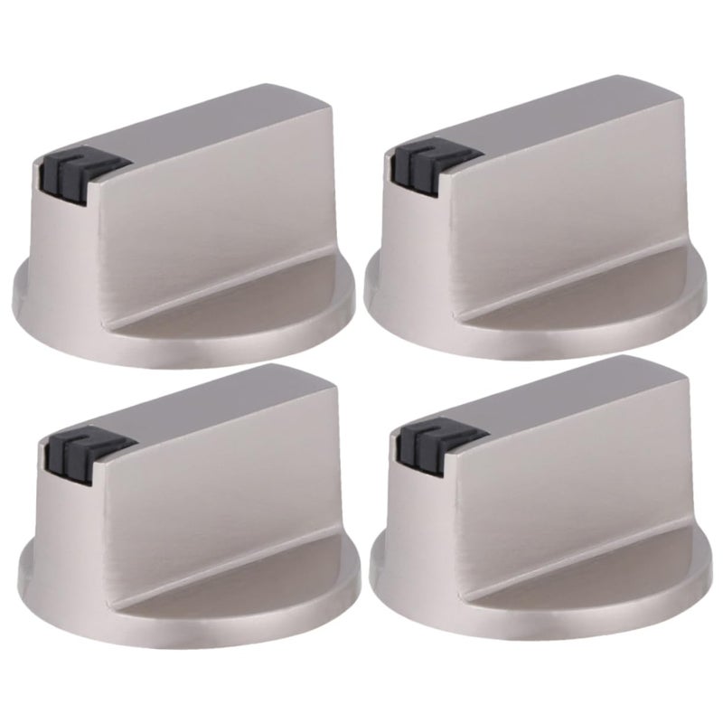 4 Pcs Replacement Metal Stove Knobs Ergonomic Design Easy Install For Gas Stoves - Image 2