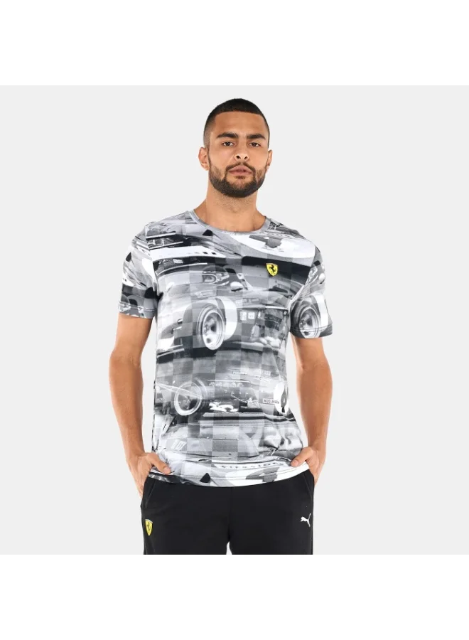 سكوديريا فيراري Ferrari Race AOP Tee  Black