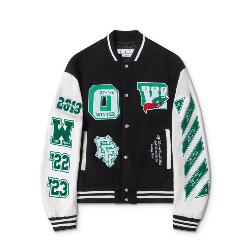 Embroidered Leather Baseball Suit Fashion Brand Men And Women Teenagers Street Fashion Jacket Coat - Image 1