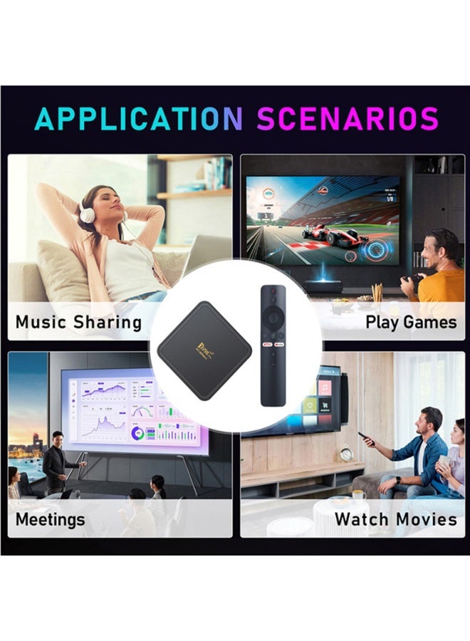 TV98 TV Box Android 14 TV98 Pro ATV Allwinner H313 Quad Core 8K Video 4K 2GB 16GB Dual Wifi BT5.2 Smart Voice remote control TV Box - Image 3