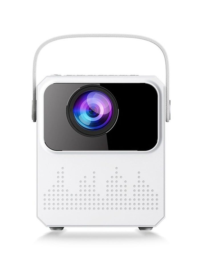 Tripsky T2 1080P Mini Portable Projector with Projector Screen Stand 180ANSI Lumens Android 9.0 5G Dual Band bluetooth 5.0 Home Theater Support Phone Same Screen Four-corner Trapezoidal Correction for Outdoors Travelling Camping Home  - Image 1