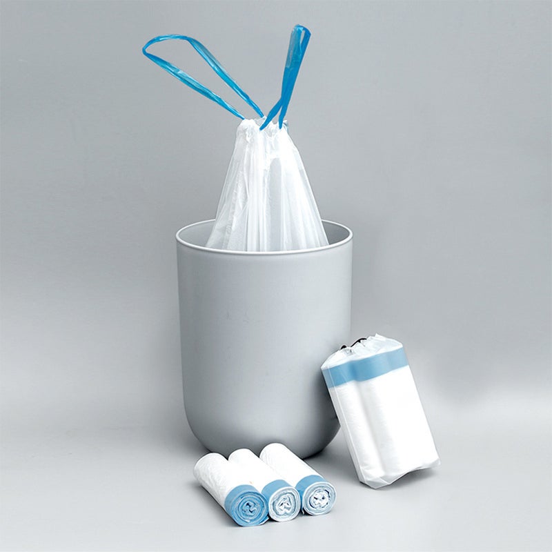 10 Rolls Drawstring Garbage Large Capacity Thickened for Home Bathroom Kitchen ( ,15 Per Roll) - Image 5