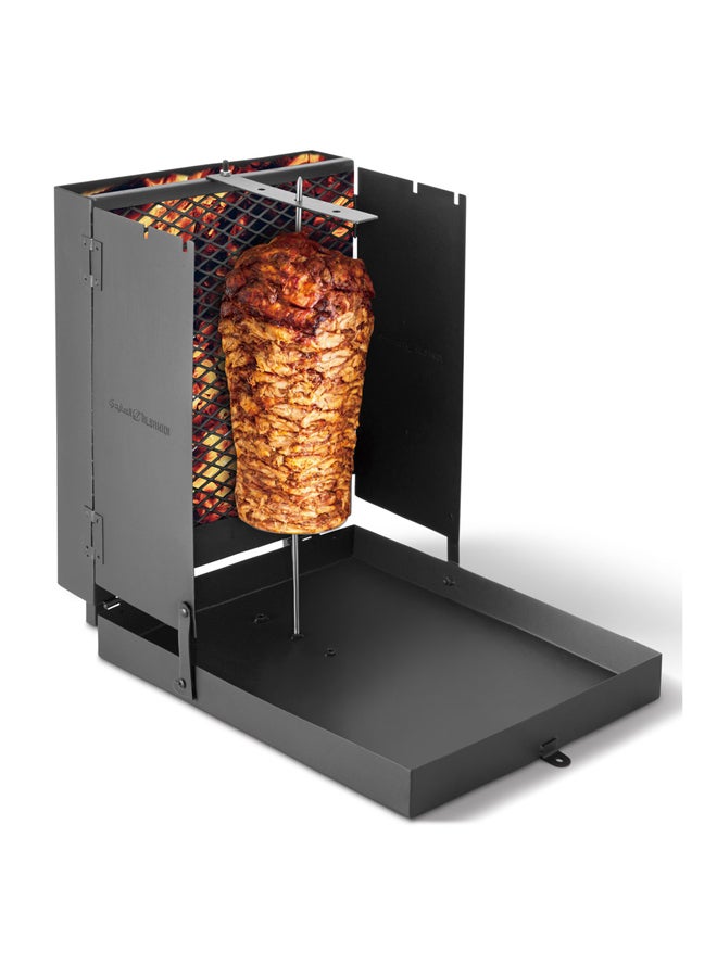 السنيدي شواية رحلات 2 × 1، شواية خارجية، اسود، مقاس40*32*45سم - Image 2