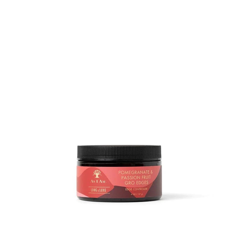 As I Am Long and Luxe Groedge Edge Controller 4oz - Rejuvenates, Strengthens Hair Line - Long Lasting Hold, Flake Free - Enriched with Pomegranate, Passion Fruit - Image 1