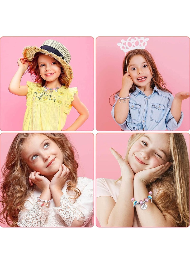 RATSAW Bracelet Making Kit for Girls DIY Jewelry Charms Charm Bracelets Kit for Beads Birthday and Holiday Unicorns Gifts Kids Arts and Crafts for Girls Toys Kids Ages 6 to 12  - Image 3