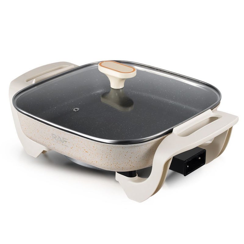 RAF European Standard Cross-Border Multifunction Electric Cooker & Grill, Home Electric Hot Pot and BBQ All-in-One Pot, Electric Cooking 5400 - Image 4