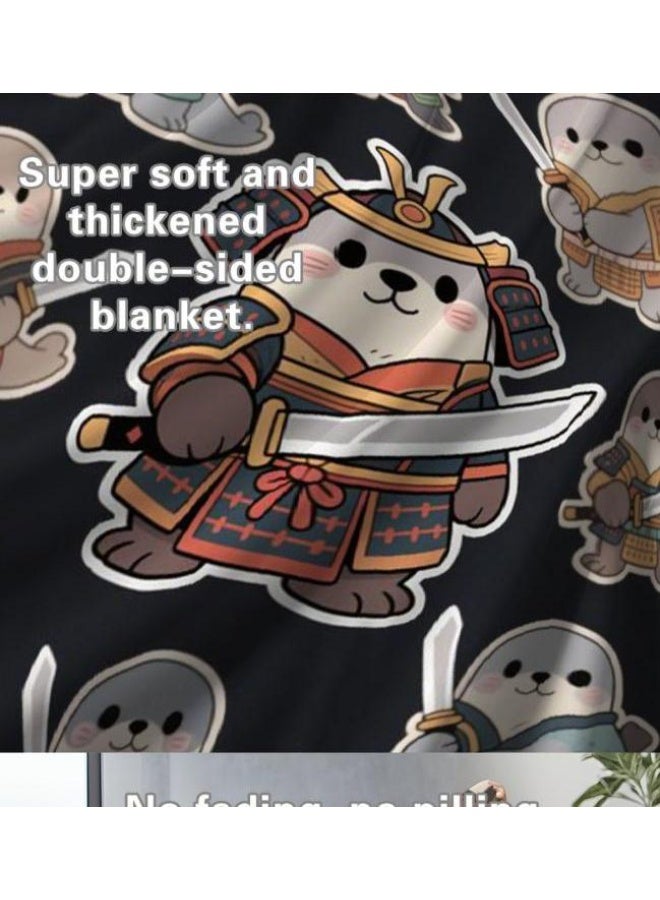 general Flannel thin blanket (warm and comfortable, suitable for sleep, gaming, dust removal and sandproof) 150cm*200cm - 848 - Image 4