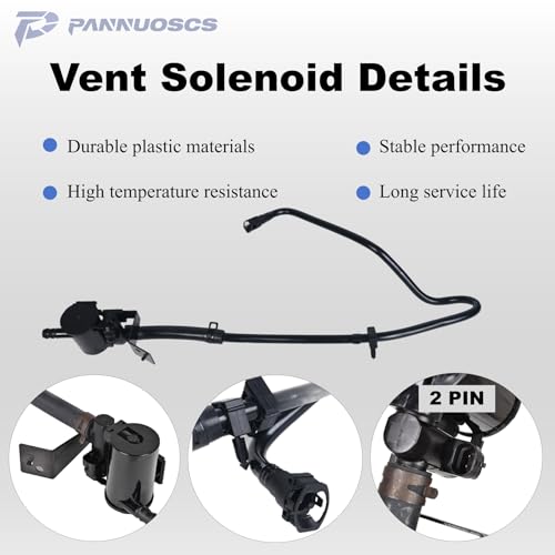 PANNUOSCS Vapor Canister Vent Solenoid 911-239 Compatible with 1999-2010 Chevy Suburban Silverado 1500 2500 3500/GMC Sierra 1500 2500 3500 for 4.3L/4.8L/5.3L/6.0L/8.1L Purge Valve Solenoid Hose Replace#15086429 - Image 3