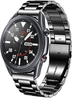 DEALELE DEALELE Strap Compatible with Samsung Galaxy Watch 46mm / Galaxy Watch 3 45mm, 22mm Stainless Steel Metal Replacement Bands for Huawei Watch 4/4 Pro / 3/3 Pro / GT4 / GT3 46mm 