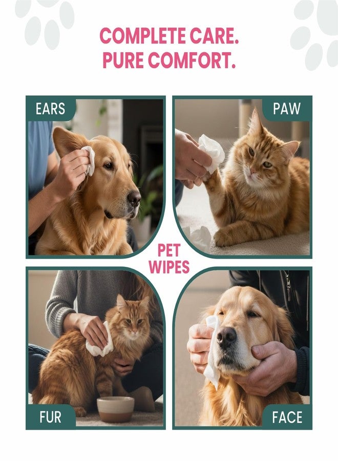 Silk Soft Pet Wipes | 160 Wipes (80 Pulls x 2 Packs) | Gentle Cleaning Wipes for Dogs & Cats | Deodorizing & Skin-Friendly Pet Grooming Wipes | Ideal for Paws, Fur, Face & Body - Image 5