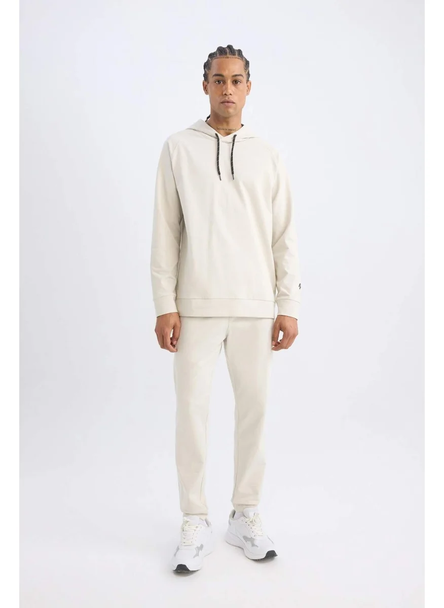 DeFacto Fit Standard Fit Hooded Sports Sweatshirt D6827AX24AU