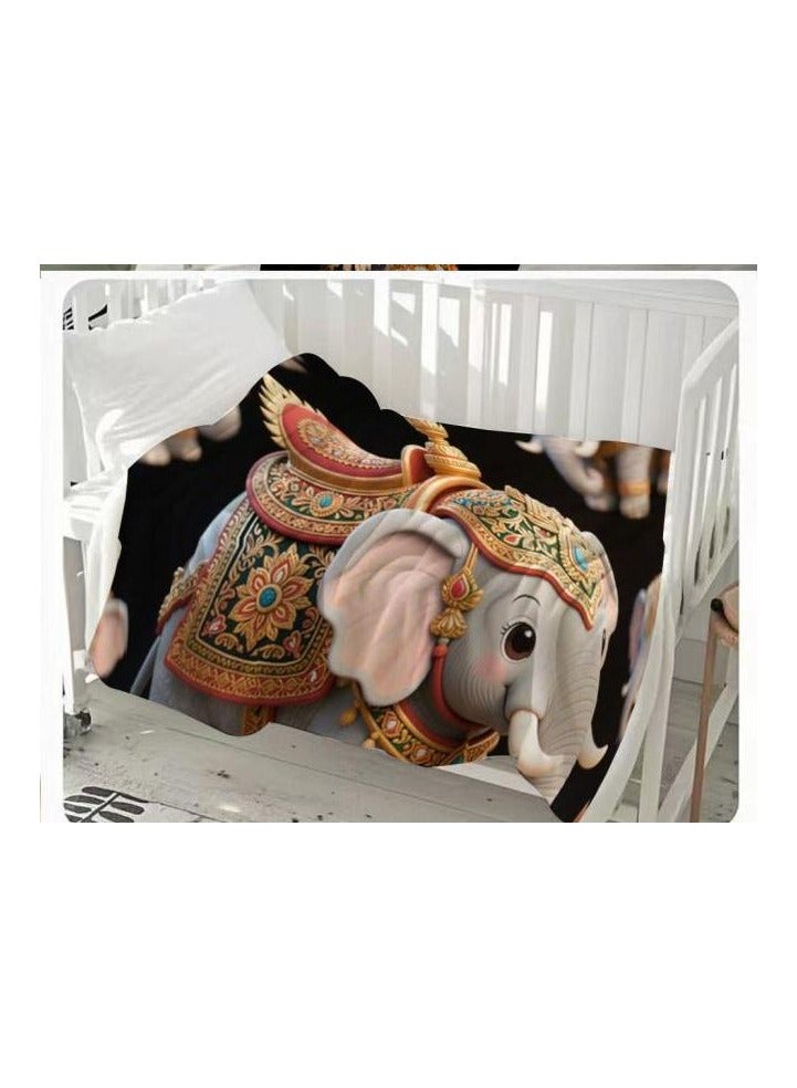 general Children's or student cartoon flannel thin blanket (warm and comfortable, suitable for sleep, games) 100cm*150cm - Image 3