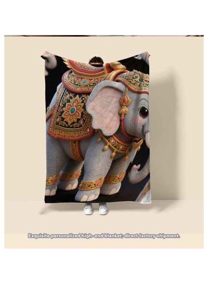 general Children's or student cartoon flannel thin blanket (warm and comfortable, suitable for sleep, games) 100cm*150cm - Image 1