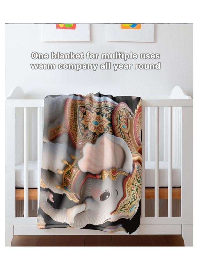 general Children's or student cartoon flannel thin blanket (warm and comfortable, suitable for sleep, games) 100cm*150cm - Image 5