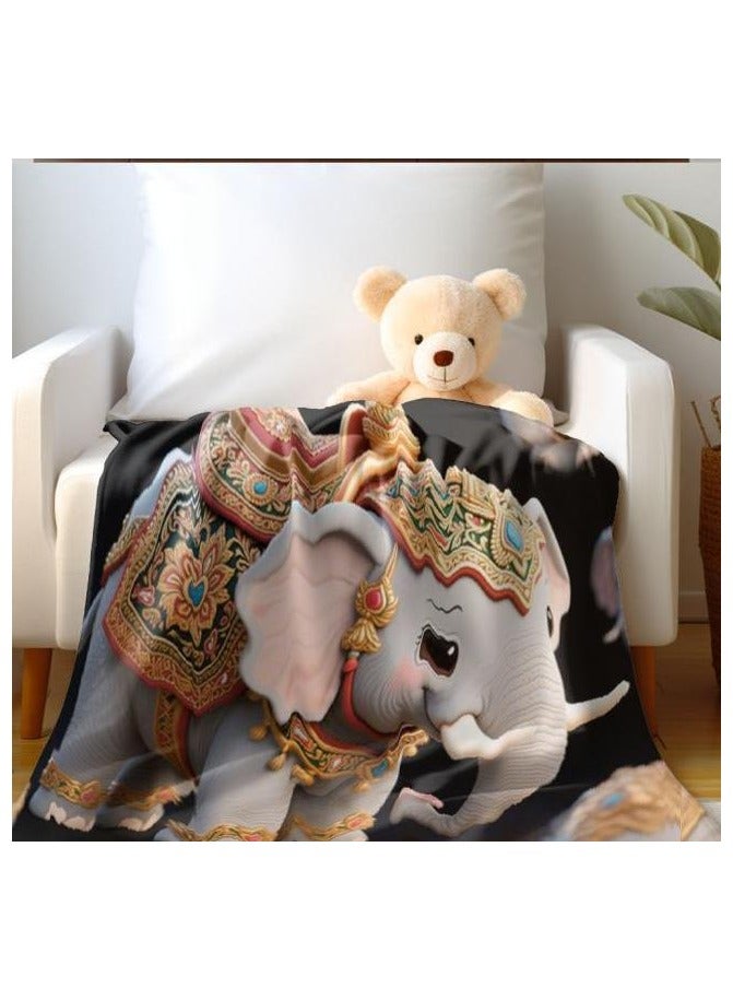 general Children's or student cartoon flannel thin blanket (warm and comfortable, suitable for sleep, games) 100cm*150cm - Image 4