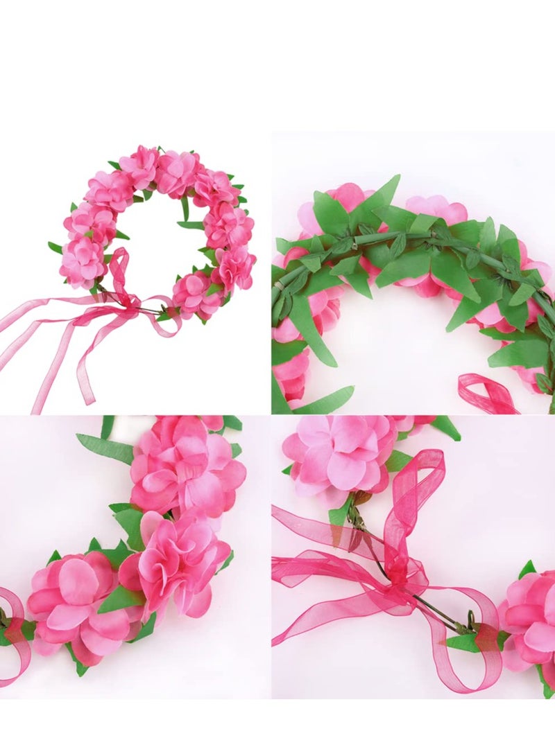 Rainbow Princess Cape for Girls, Children's Ribbon Simulation Wreath, Beach Headwear, Dress Up Accessories 5T-8Y, Mermaid Sequin Cloak, Kids Party Clothes (2PCS) - Image 3