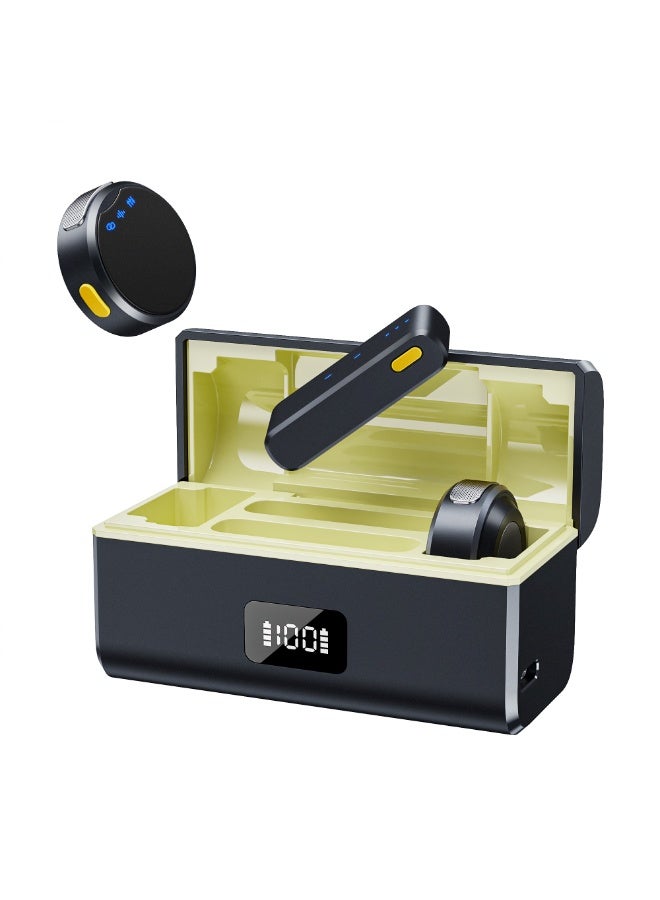 NYORK Wireless 2.4 GHz Mini Microphone with Noise Cancellation, Clip on Lapel Mic for Video Recording Vlog - TH981 - Image 1